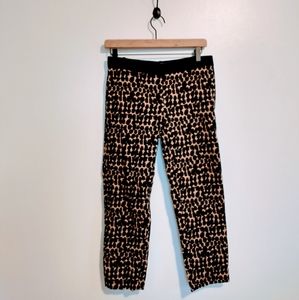 Loft leopard print dress pants size 0, zoe